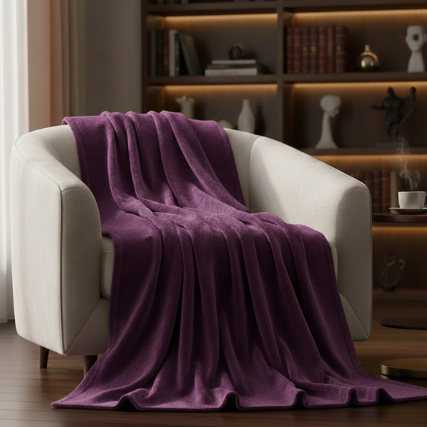 Supreme Cozy Plush Fleece Blanket - King - Indigo - CPF05