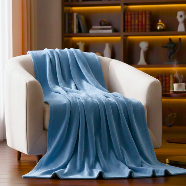 Supreme Cozy Plush Fleece Blanket - King - Blue - CPF09