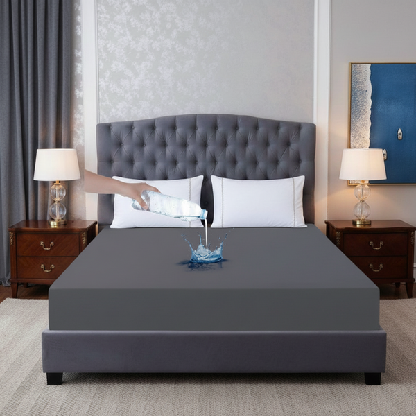 Essential Waterproof Mattress Protector - Grey - EWM07